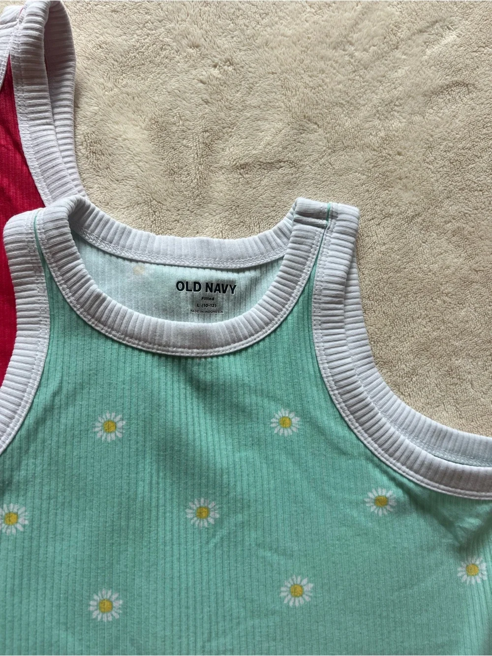 Old Navy Floral Tank Tops 10/12
